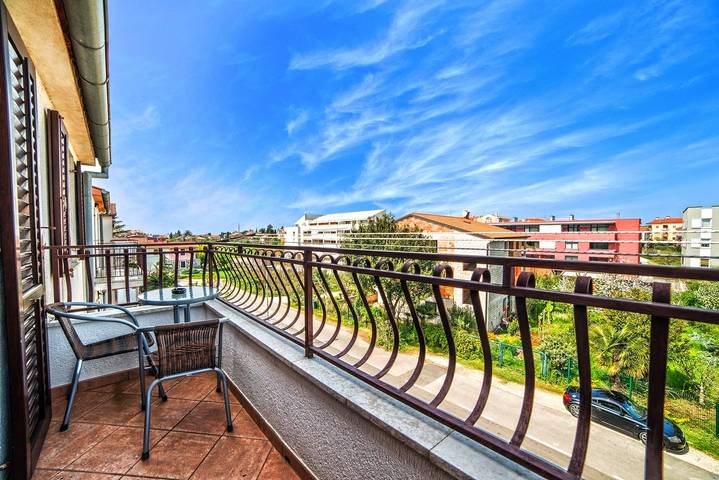 Vakantieappartement voor 2 personen, met balkon in Rovinj