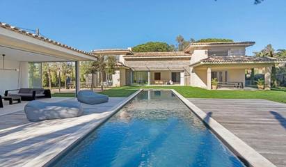 Cottage pour 10 personnes, avec jardin et piscine, animaux acceptés dans Plage des Salins (Saint-Tropez)