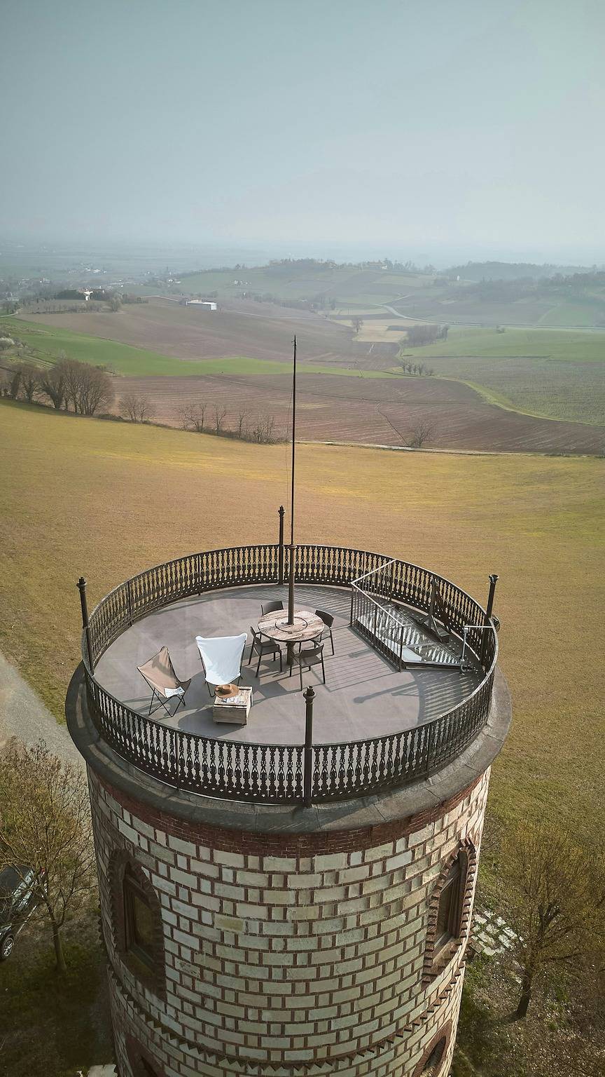Tour historique avec vue sur le Monferrato in Rosignano Monferrato, Province d'Alexandrie