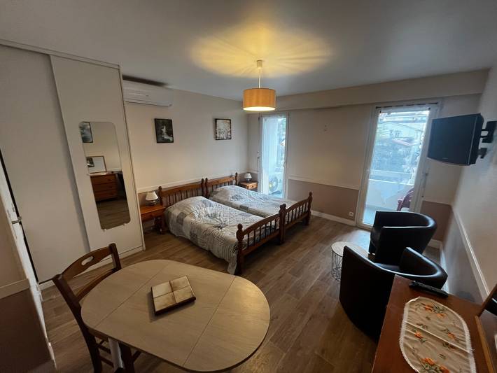 Studio pour 2 personnes, avec Balcon à Dax