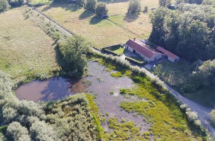 Location de vacances pour 2 personnes, avec terrasse et vue, animaux acceptés à Herselt