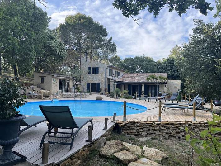 Location de vacances pour 4 personnes, avec jardin ainsi que piscine et vue à Mondragon - 3