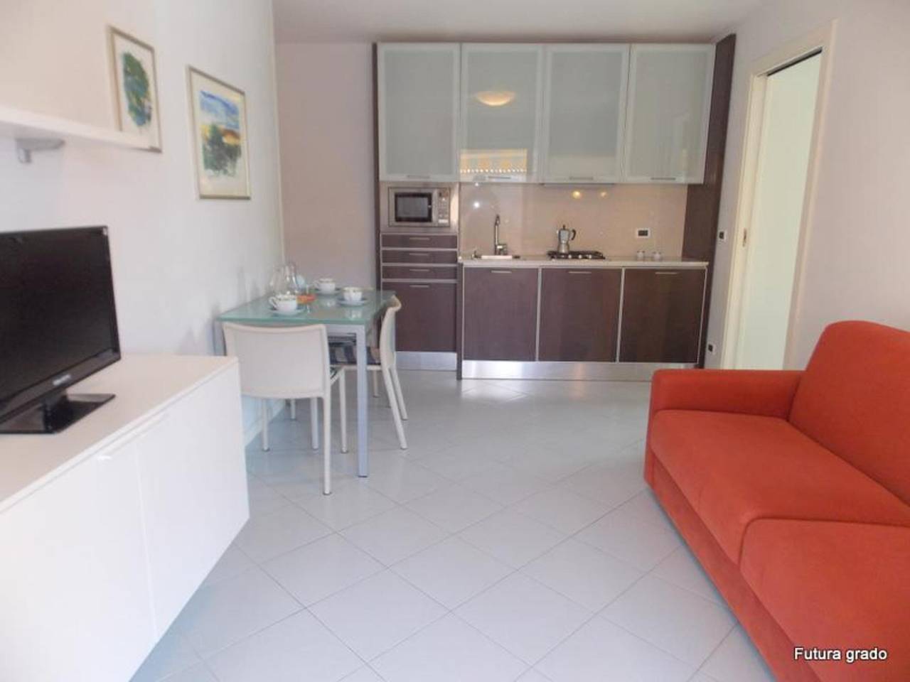 Appartement entier, Retraite paisible pour quatre personnes avec vue sur la ville in Grado, Province de Gorizia