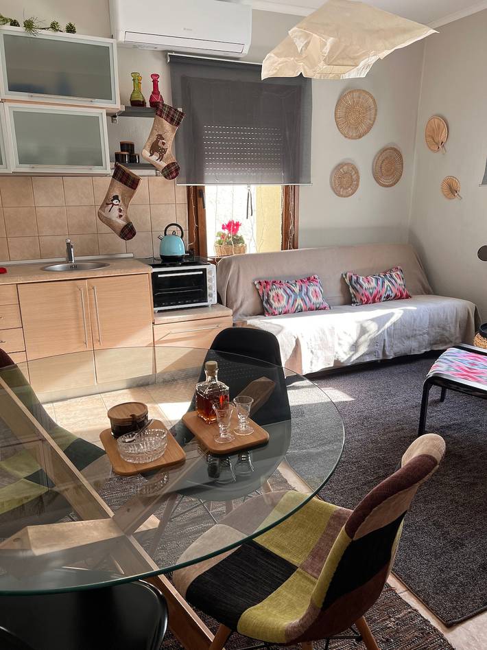 Ferienhaus für 3 Personen, mit Garten