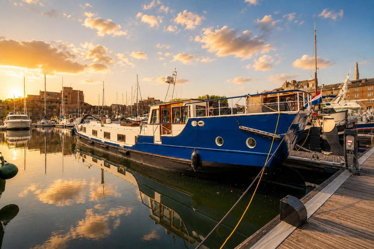 Historic Dutch Barge, Idyllic location in Tower Hamlets, London