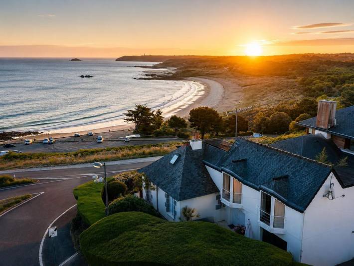 Maison de vacances pour 6 personnes, avec Terrasse ainsi que Jardin et Vue