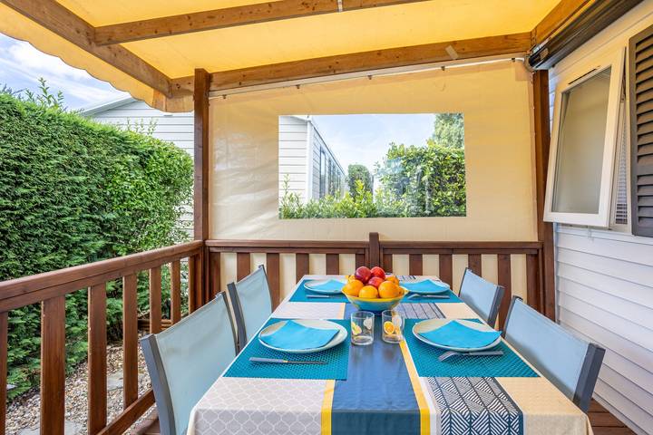 Camping für 4 Personen, mit Garten auf Île d'Oléron