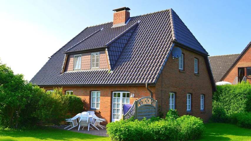 Ferienhaus für 7 Personen, mit Terrasse und Garten sowie Sauna in Wrixum