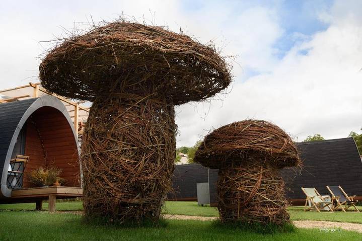 Tente pour 3 personnes, avec jardin ainsi que vue et piscine dans Portugal du Nord - 4