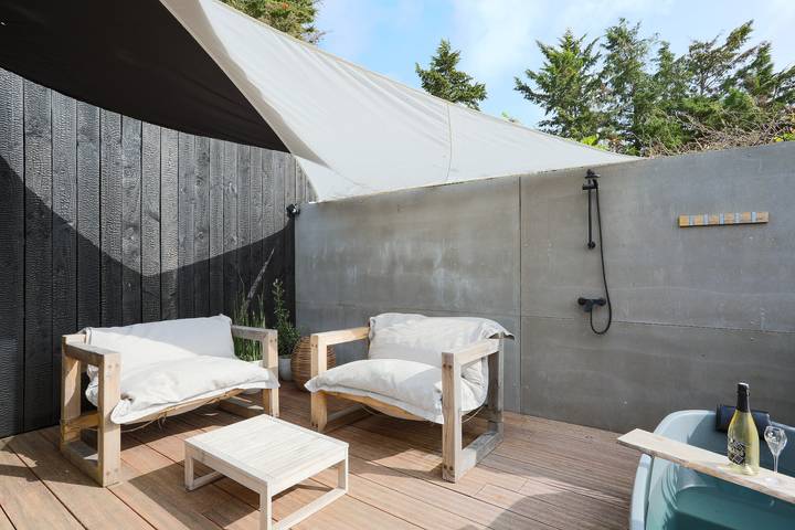 Apartamento entero, Apartamento 'Ecolodge À 300m De La Plage' con jardín privado y balcón in Pléneuf-Val-André, Côte d’Émeraude