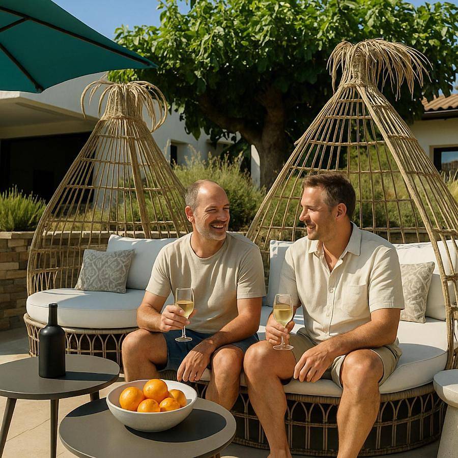 Villa Balāo - Gay Guesthouse Men Only in Balaruc-les-Bains, Côte méditerranéenne (France)