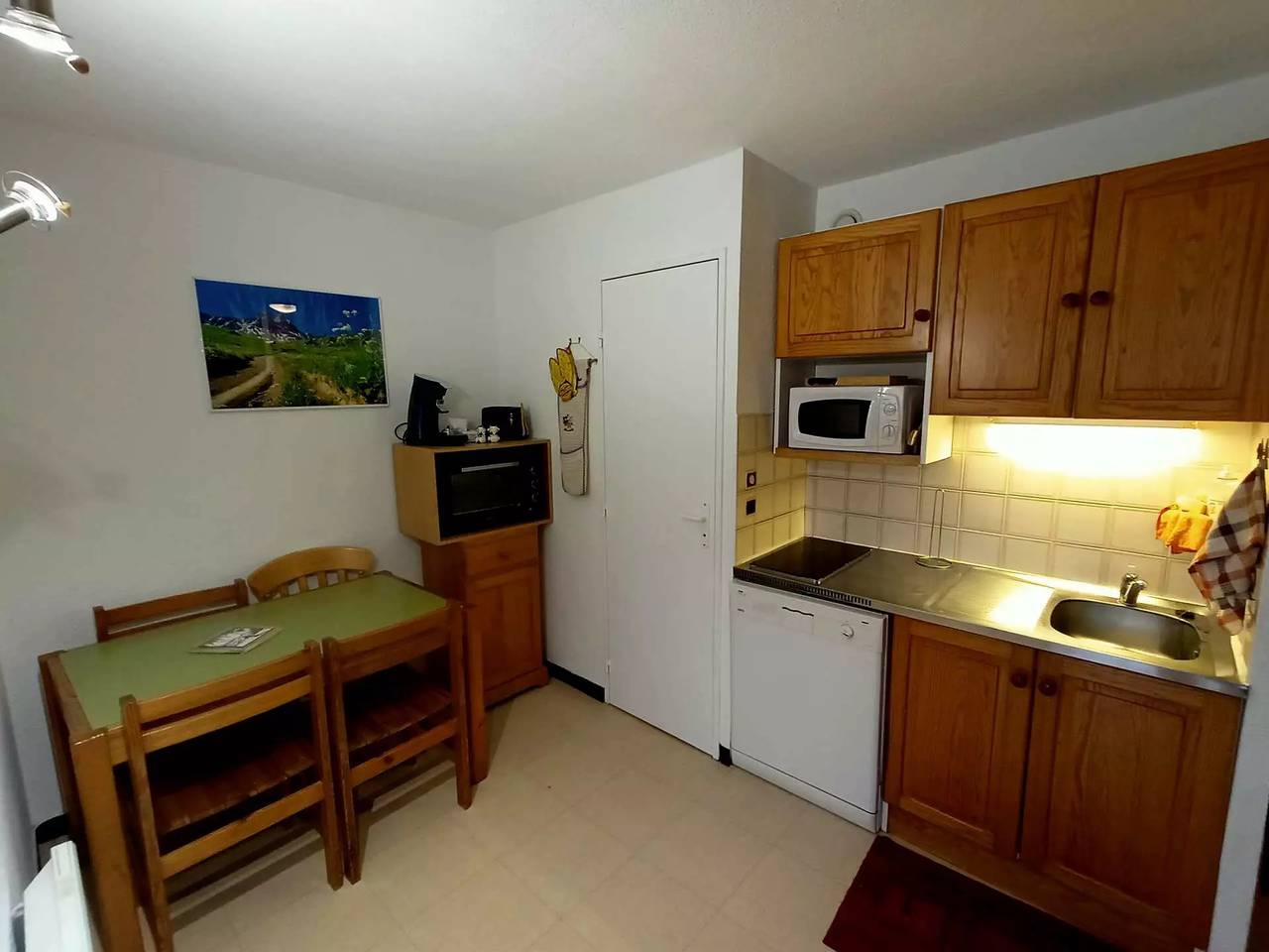 Appartement entier, Appartement 4 couchages vue sur le centre de la station 254R in Réallon, Parc national des Écrins