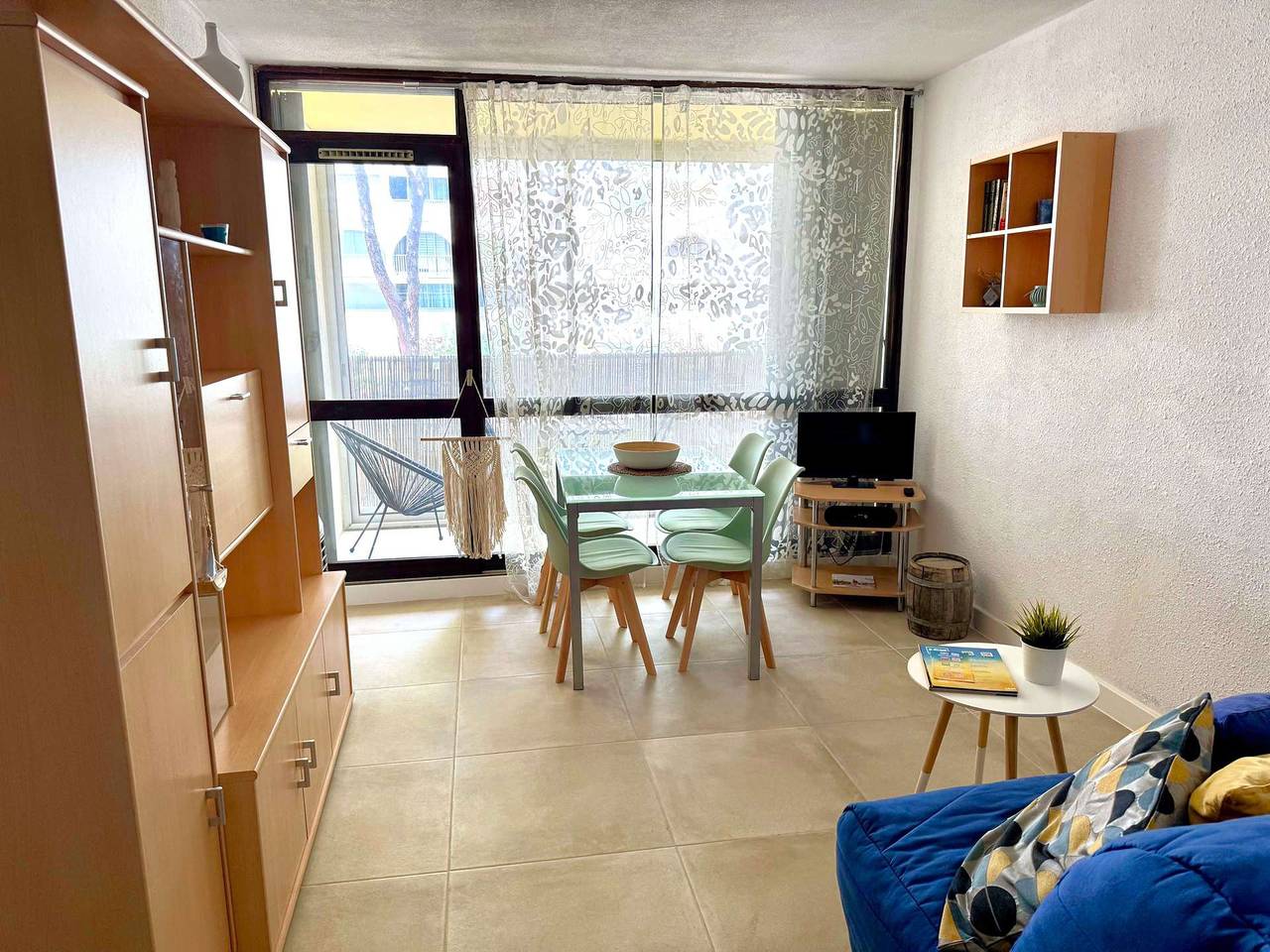 Estudio entero, Studio Cabin City Center 4 people parking loggia in La Grande-Motte, Côte d'Améthyste