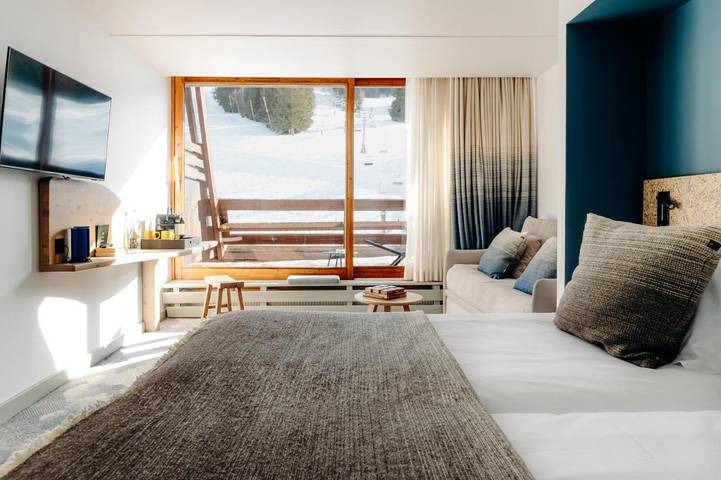 Hôtel pour 2 personnes, avec terrasse ainsi que vue et sauna, animaux acceptés