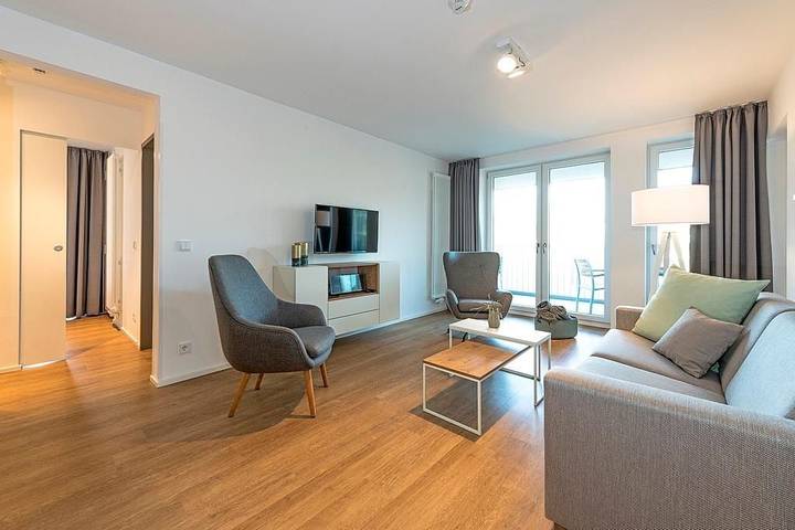 Ferienwohnung für 7 Personen, mit Balkon und Sauna auf Langeoog