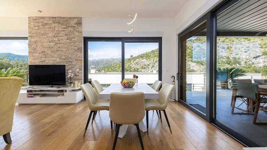 Villa pour 13 personnes, avec sauna ainsi que terrasse et piscine à Zaton - 4