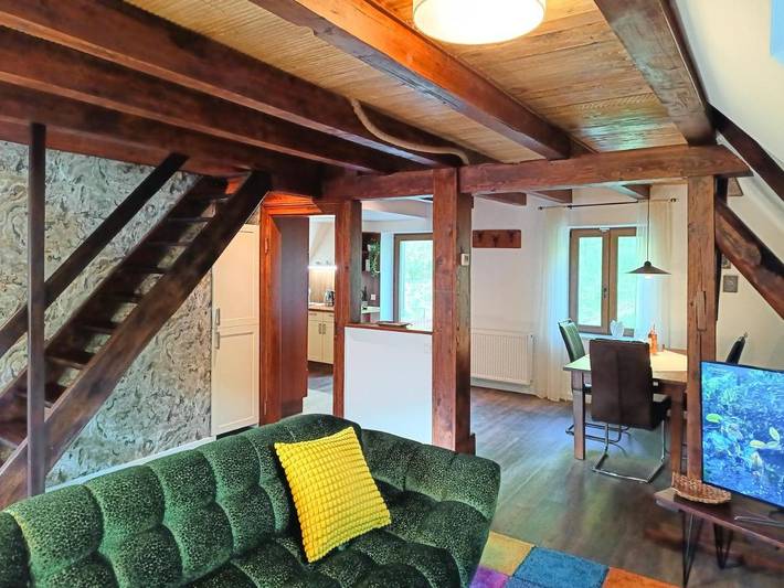 Gîte pour 3 personnes, avec terrasse ainsi que vue et jardin à Sondernach - 3