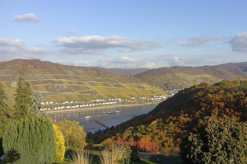 Ganze Wohnung, Traumhafter Rheinblick, Rheinhöhenlage hoch über Bacharach, bis zu 6 Personen in Bacharach, Mittelrhein