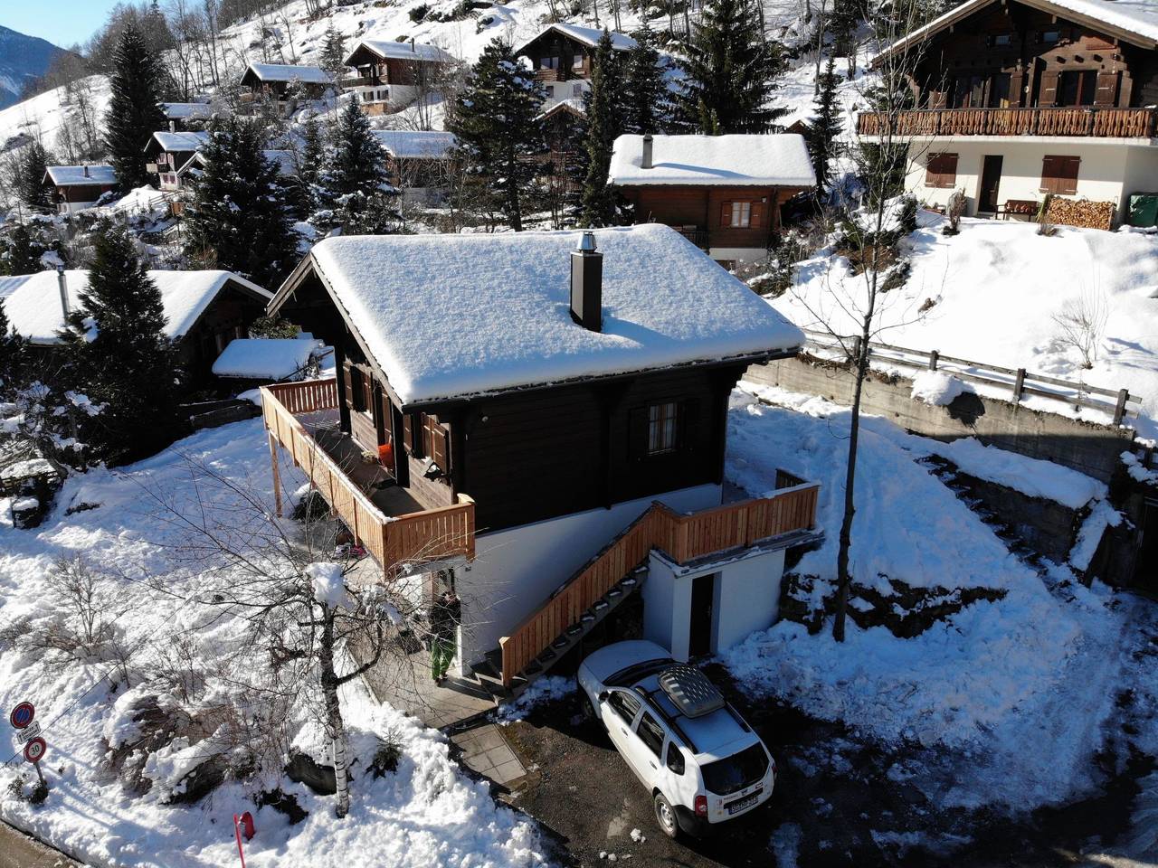 Ganze Wohnung, Chalet Sternschnuppe in Fiesch, Aletsch Arena