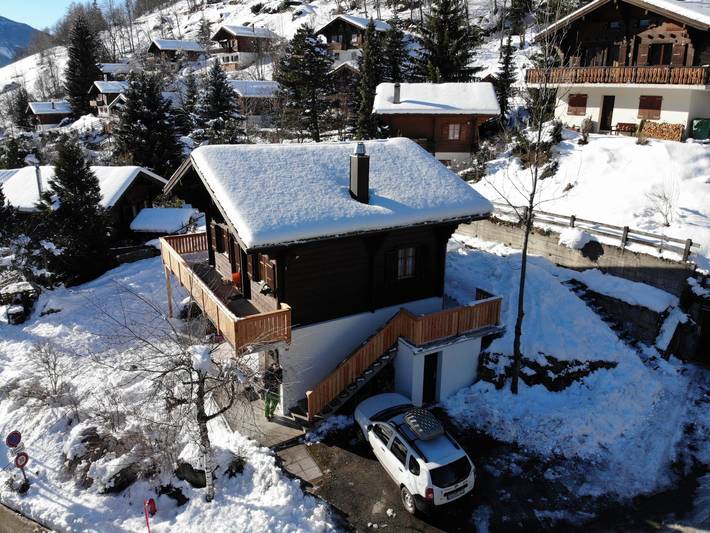 Chalet voor 3 personen, met tuin in Fiesch
