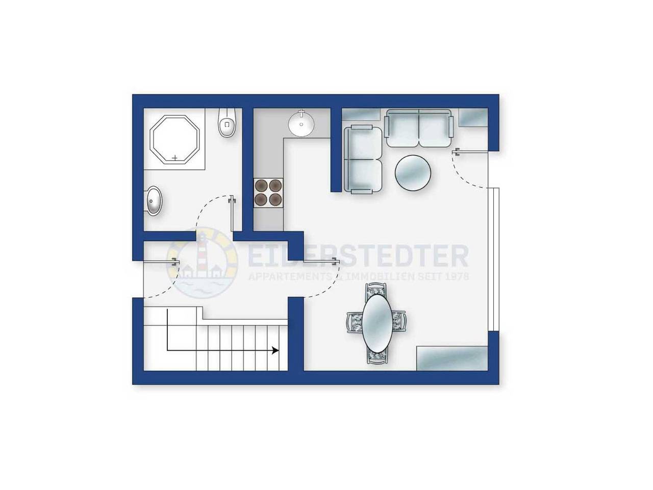 Hausteil Strandperle (Id 138) - Hausteil Strandperle (Id 138) in Böhl (St. Peter-Ording), St. Peter-Ording