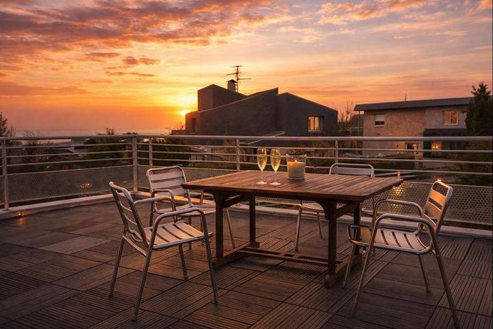 Appartement de vacances pour 6 personnes, avec jardin et vue