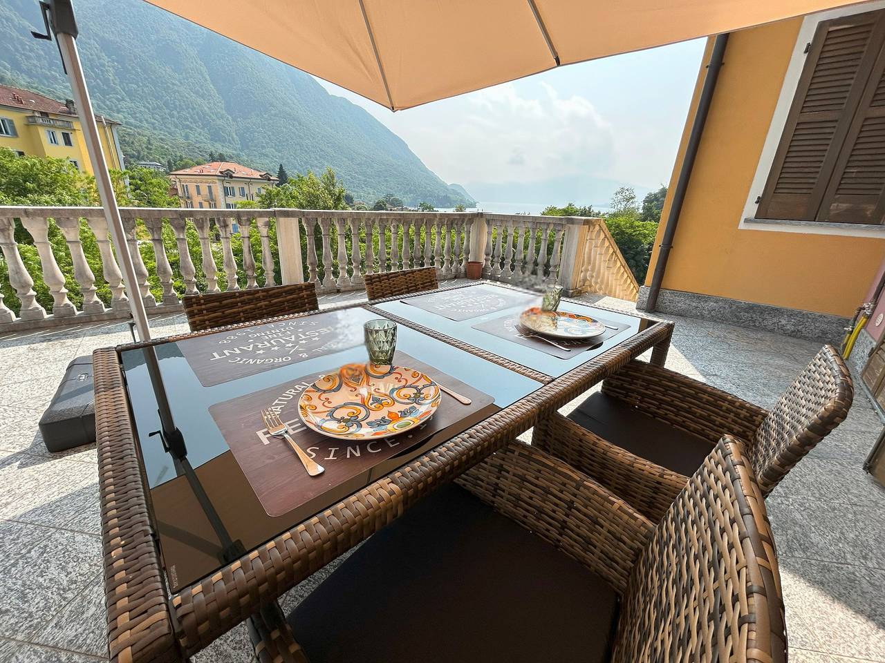 Ganze Wohnung, Ferienwohnung "Il Sole Di Calde Lago Maggiore 504" mit Seeblick, Balkon und Wlan in Castelveccana, Lago Maggiore (Lombardei)