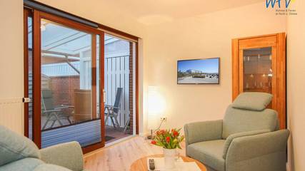 Strandhaus für 3 Personen, mit Garten und Terrasse auf Borkum