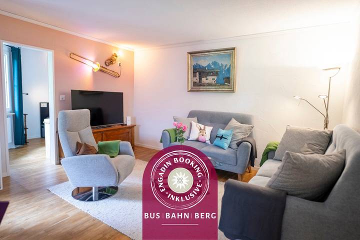 Ferienwohnung für 5 Personen, mit Balkon und Ausblick