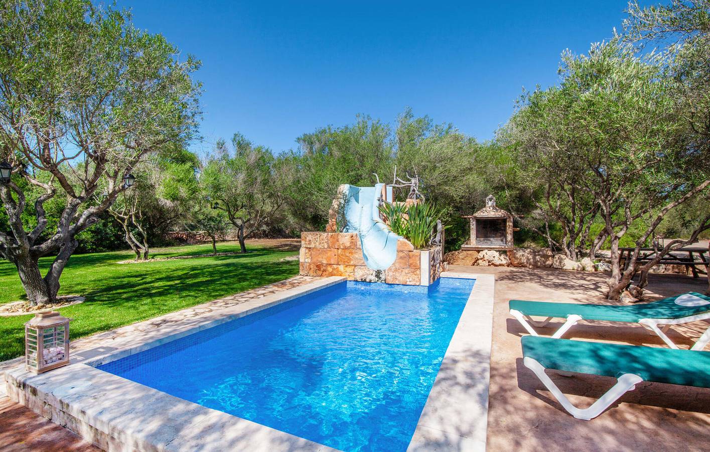 Gemütliches Apartment mit Pool, Küche & Klimaanlage | Kostenloses WiFi & Grill in Campos, Mallorca Süden