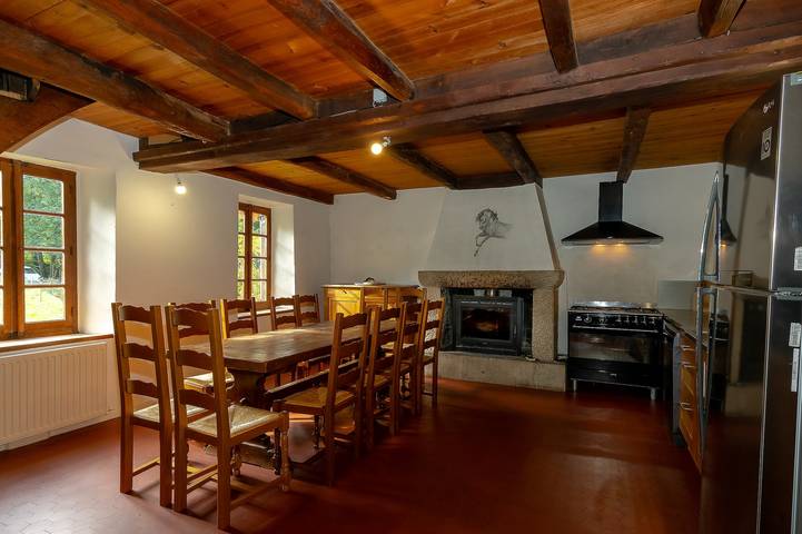 Casa de vacaciones 'Le Palefroi De Merlas' con vistas a la montaña y jardín privado in Merlas, Región de La Tour-du-Pin