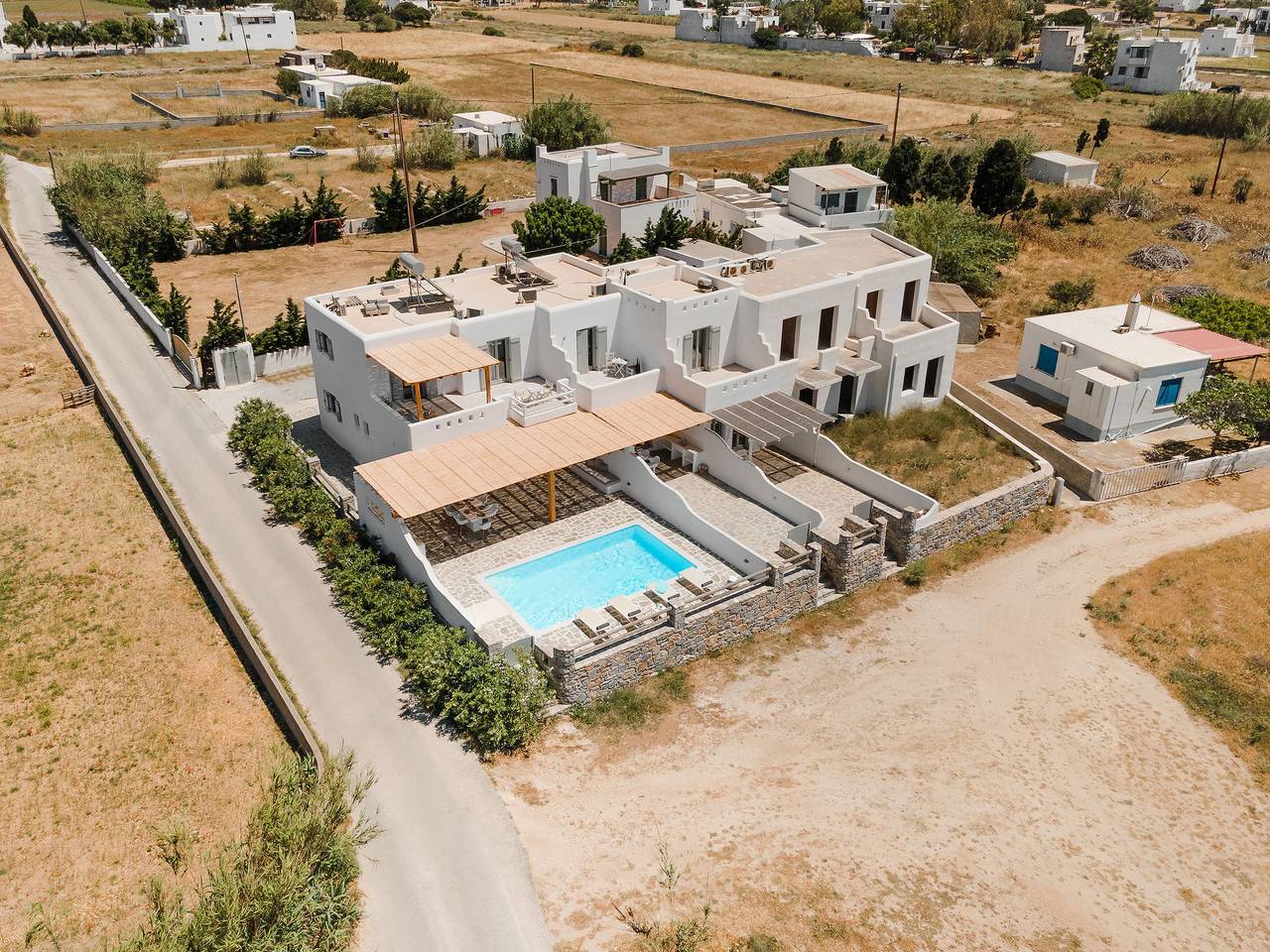 Villa pour 4 personnes avec terrasse in Kastraki (Naxos), Cyclades