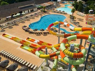 Camping pour 6 personnes, avec sauna ainsi que piscine et bassin pour enfant dans le Lot-et-Garonne