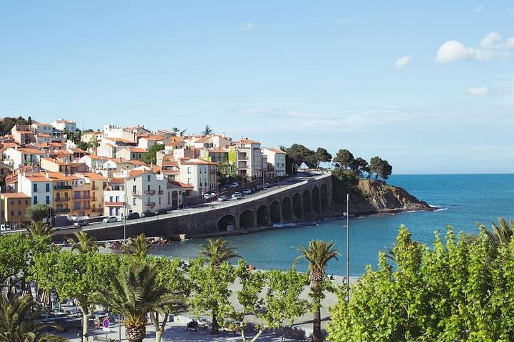 Gîte pour 4 personnes, avec balcon dans Office De Tourisme De Banyuls Sur Mer