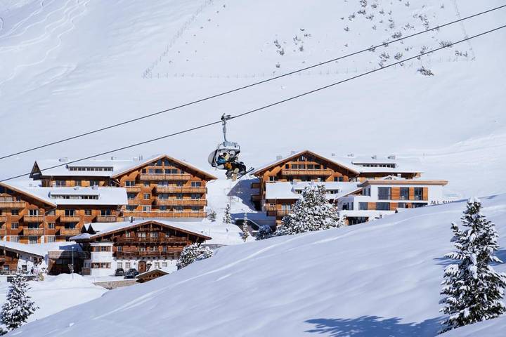 Ferienhaus für 2 Personen, mit Balkon und Terrasse sowie Ausblick in Kühtai
