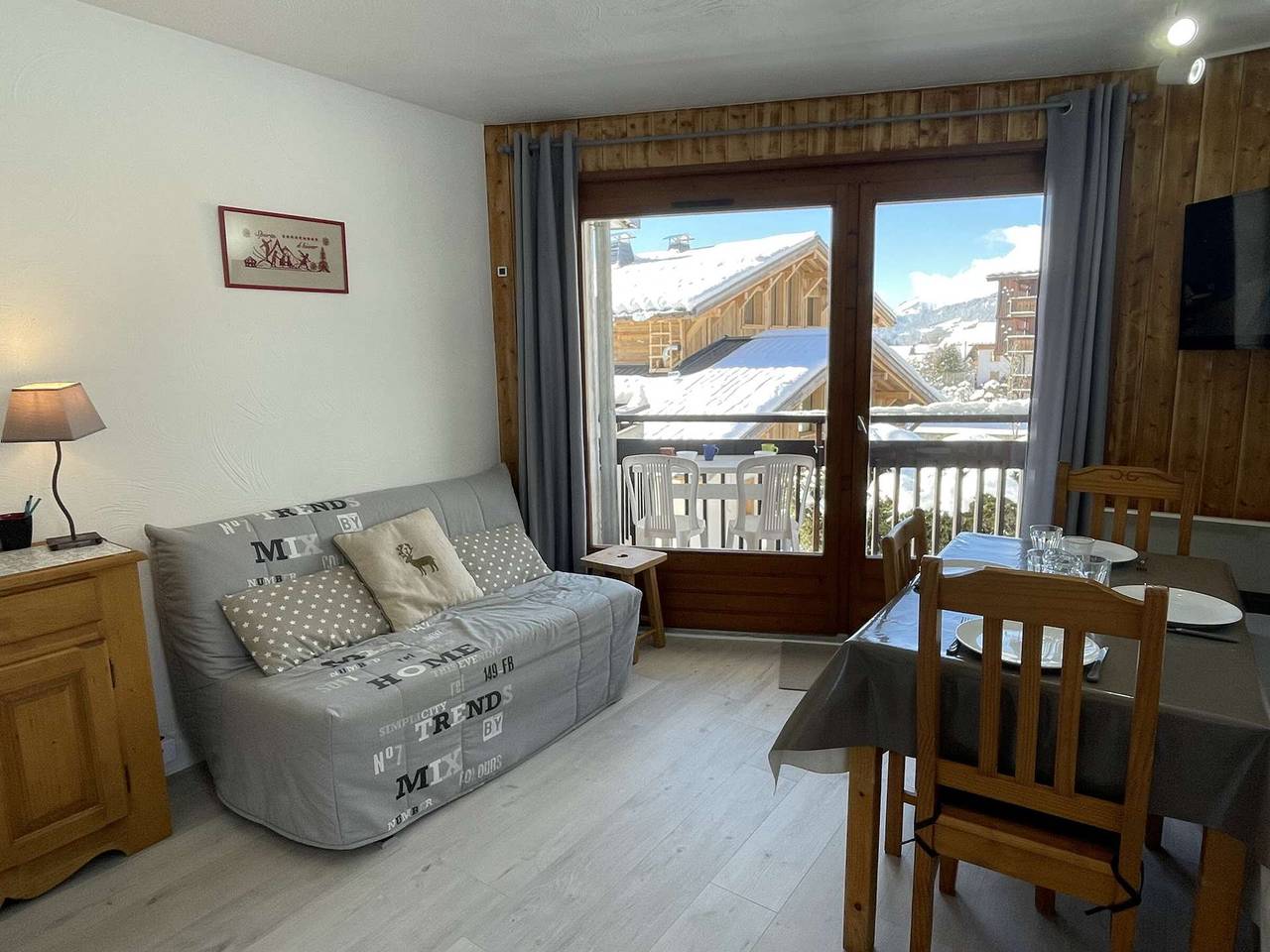Appartement entier, Appartement 2 pièces avec parking, près des pistes - 5 couchages in Praz-sur-Arly, Pays du Mont-Blanc