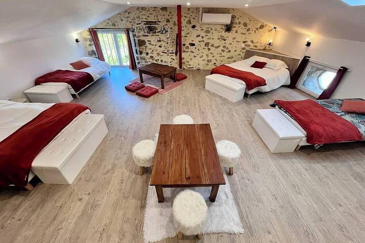 Location de vacances pour 15 personnes, avec jardin à Meyras - 2