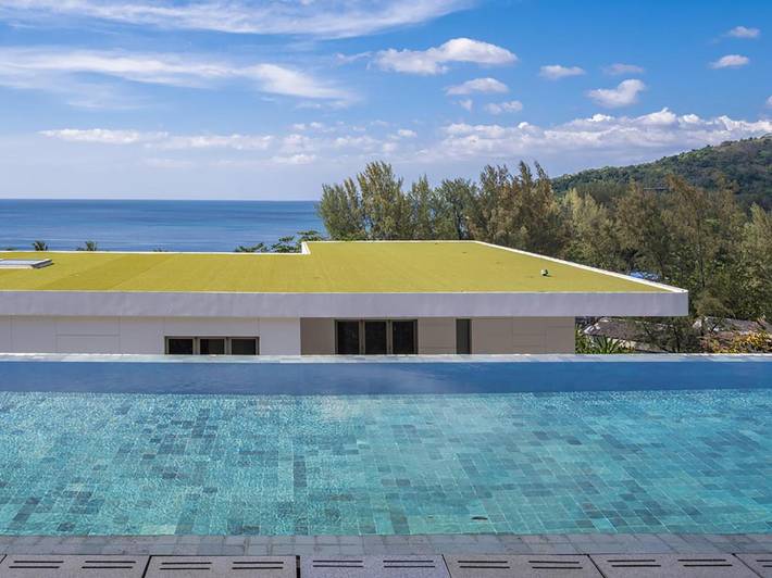 Location de vacances pour 8 personnes, avec piscine ainsi que vue et balcon dans Nai Thon Beach - 3