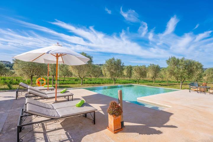 Casa rural para 2 personas, con piscina y jardín en San Juan (Mallorca)