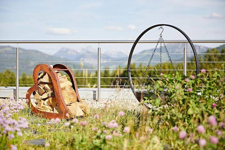 Ferienwohnung für 8 Personen, mit Ausblick und Garten sowie Sauna, mit Haustier in Rettenberg - 4
