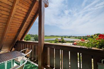 Ferienwohnung für 2 Personen, mit Seeblick und Garten in Meersburg