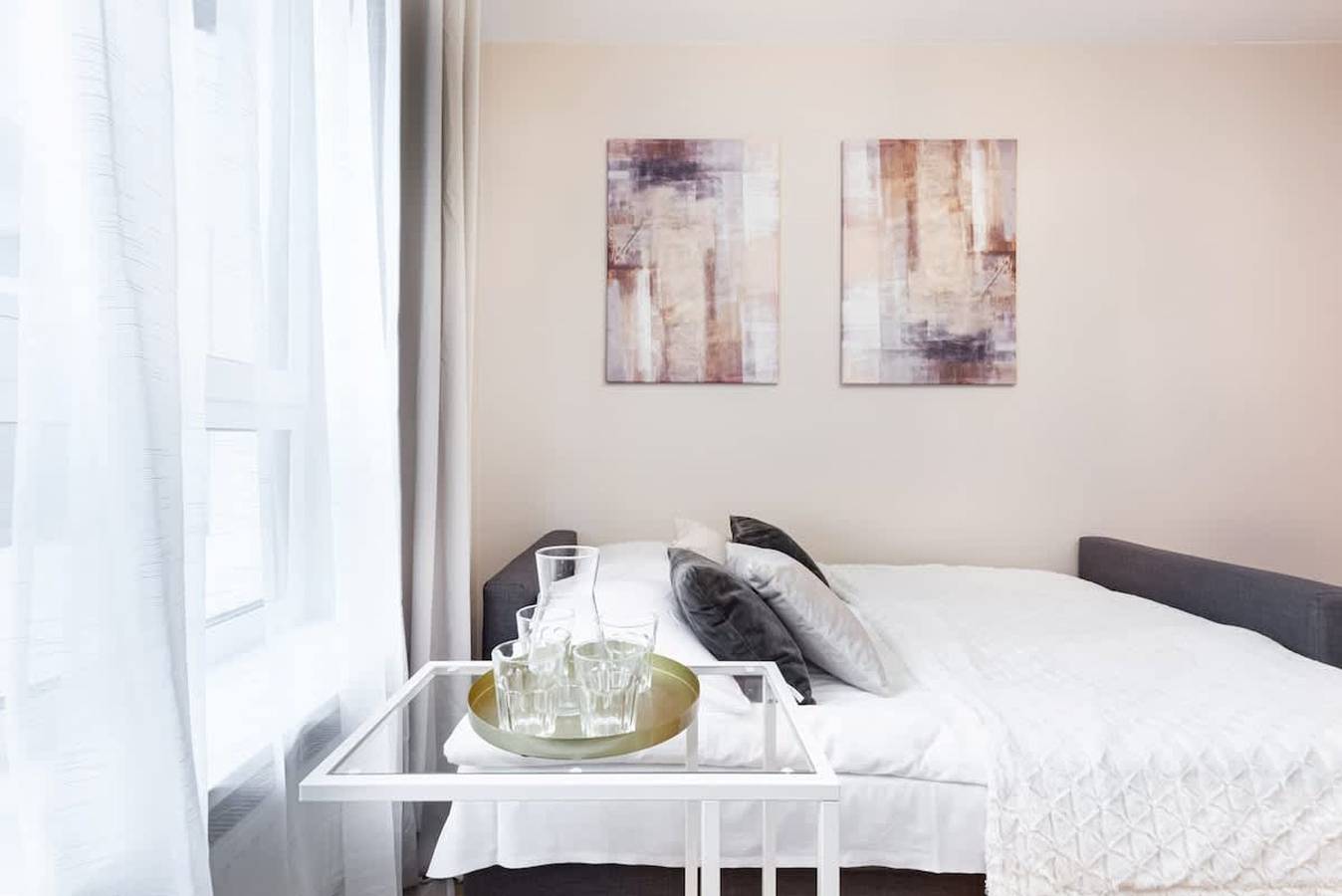 Entire studio, Komputerowa 7 Modern Studio Parking in Mokotów, Warsaw