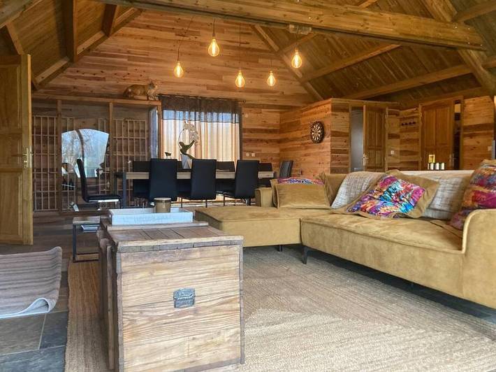 Chalet pour 4 personnes, avec vue et jardin