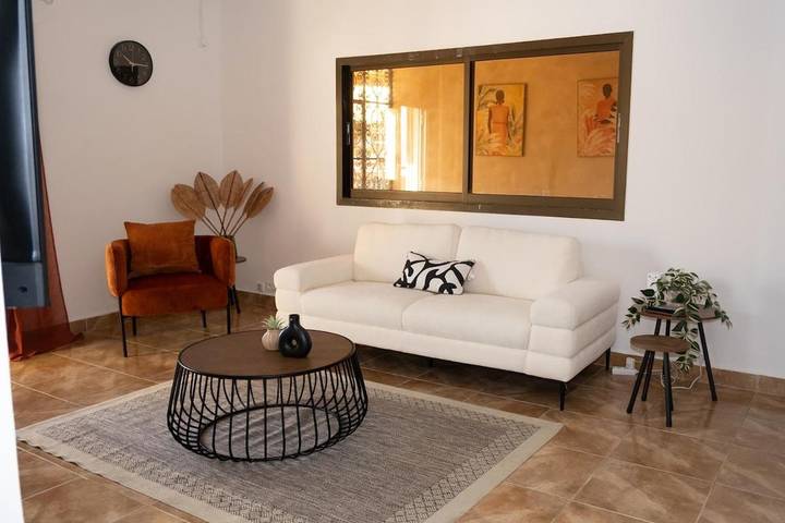 Appartement de vacances pour 4 personnes, avec vue et jardin