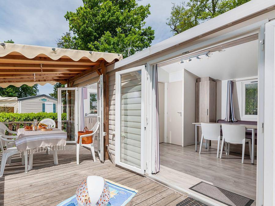 Camping Village Kalliste - Mobilhome 6 personas - Comfort Xl | 2 Dormitorios | 4/6 Pers | Terraza elevada | Aire acondicionado in Saint-Florent, Region de Calvi
