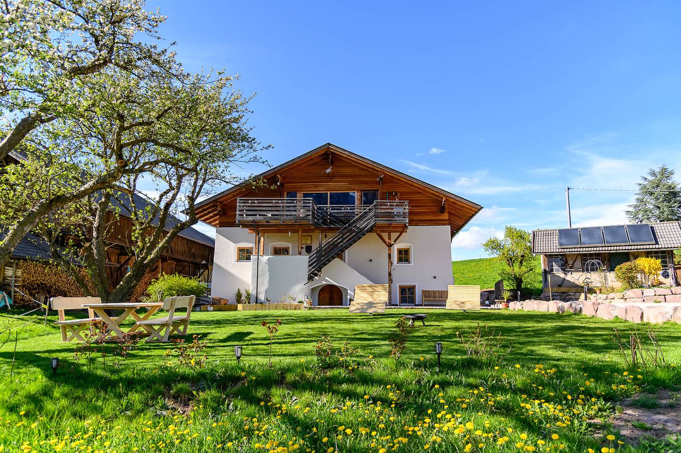 Ganze Wohnung, Ferienwohnung 'Biohof Oberzonn Labe' mit Bergblick, Gemeinschaftsgarten und Wlan in Seis am Schlern, Kastelruth