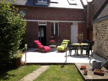 Gîte pour 5 personnes, avec terrasse et jardin à Saint-Valery-en-Caux
