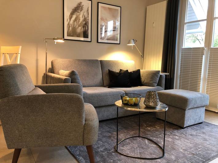 Ganze Wohnung, Ferienwohnung 'Urlaubsdomizil Dünenhof' mit Privatterrasse, Gemeinschaftsgarten und Wi-Fi in St. Peter-Bad, St. Peter-Ording