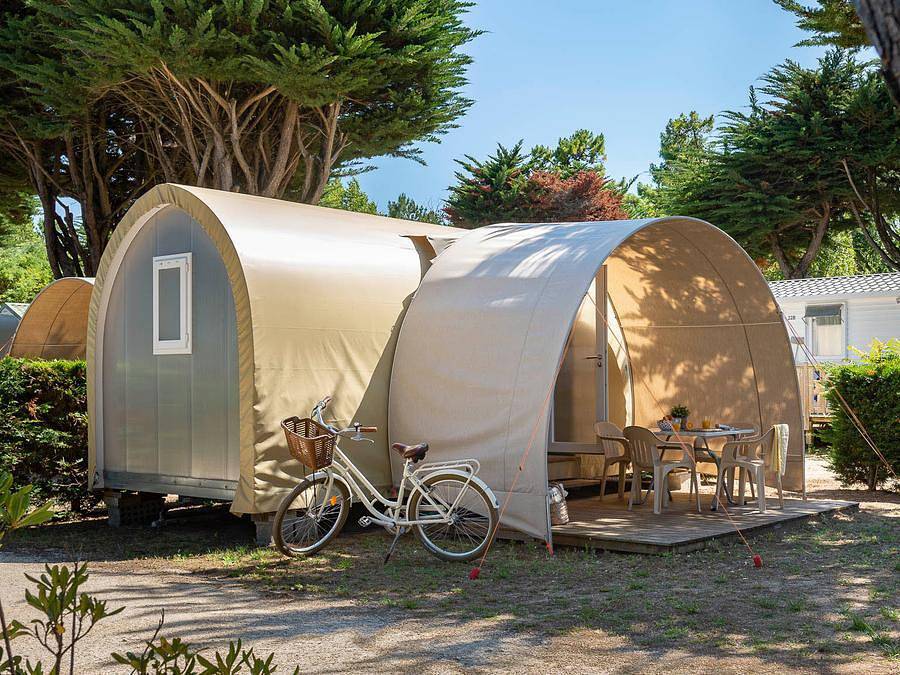 Camping Romanée - La Plage - Glamping tent 4 persons - Comfort Tent 2 rooms (without sanitary facilities) in Saint-Clément-des-Baleines, Ile de Re
