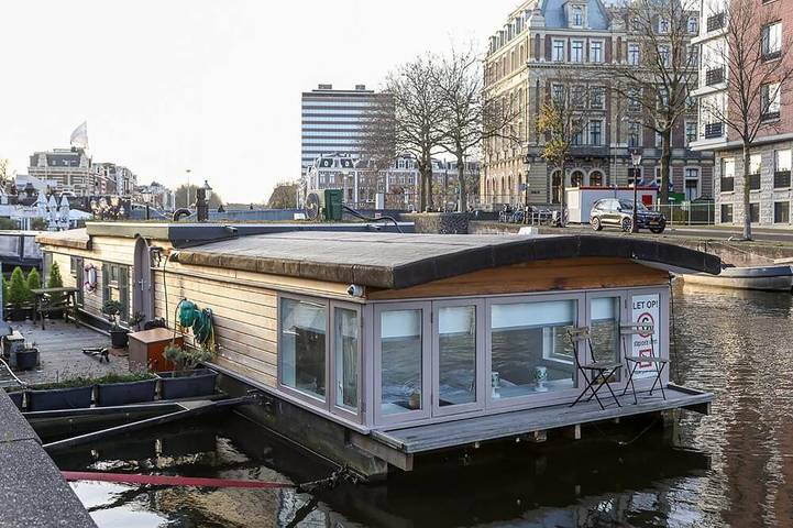 Woonboot voor 4 personen, met tuin en balkon - 1